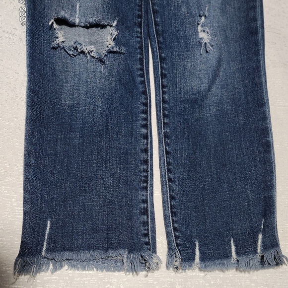 KUT SIZE 6 Women's Blue Distressed Jeans - Picture 2 of 9
